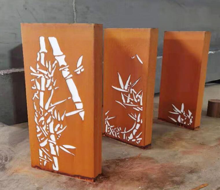 定安锈钢板灯箱