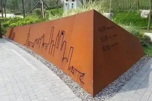 定安耐候钢挡土墙